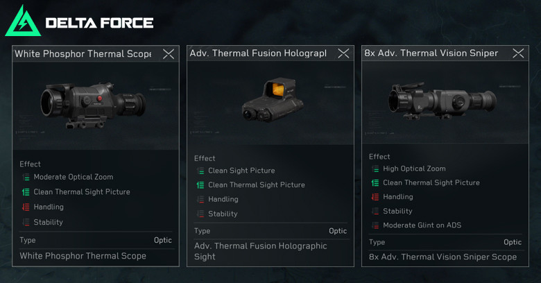 Delta Force Thermal Scope - zilliongamer