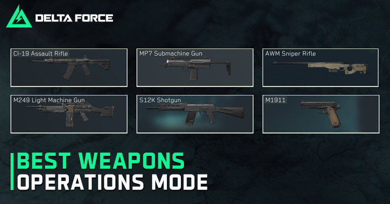 Best Guns for Delta Force Operations Mode Season Starfall