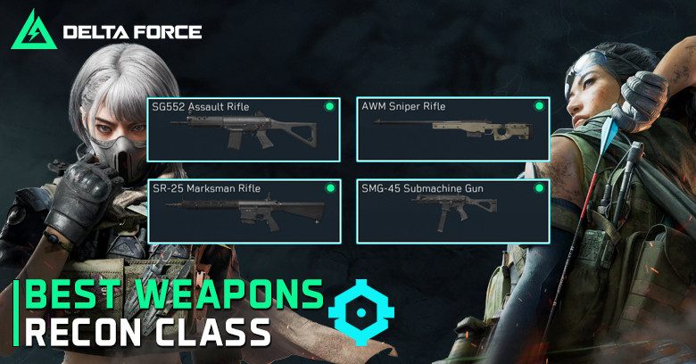 Delta Force Best Guns for Recon Class