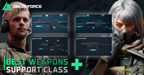 Delta Force Best Guns for Support Class