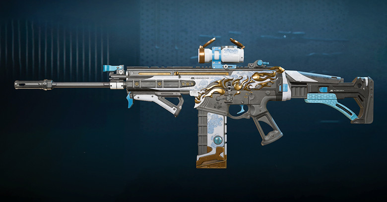 Delta Force SCAR-H skin: Inky Reflections Build - zilliongamer