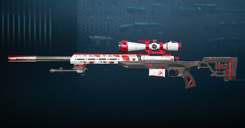 Delta Force M700 - White Rose Skins