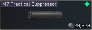 Delta Force Best CI-19 attachment: M7 Practical Suppressor