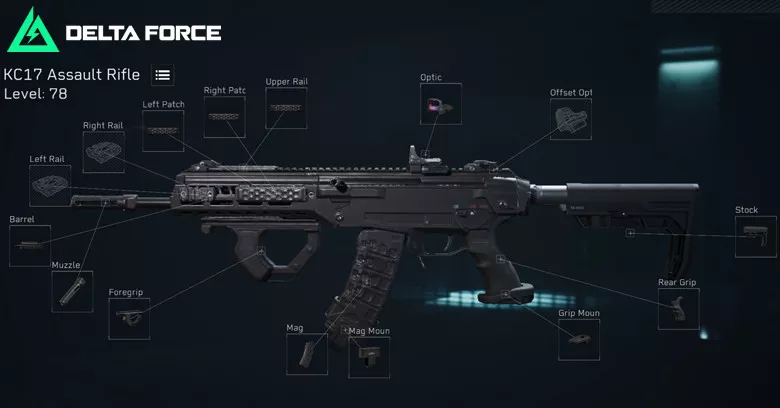 Best KC17 Build | Warfare | Delta Force - zilliongamer
