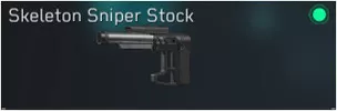 Delta Force Best M16A4 attachment: Skeleton Sniper Stock