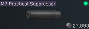 Delta Force Best SR-25 Attachment: M7 Practical Suppressor - zilliongamer