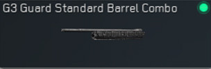 Delta Force Best SR9 Attachment: G3 Guard Standard Barrel Combo - zilliongamer