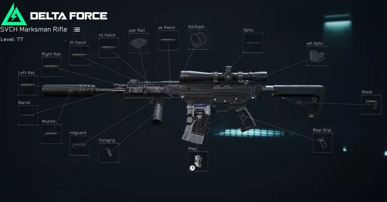 Best SVCH Build | Warfare | Delta Force - zilliongamer
