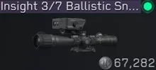 Best SVCH Attachment | Insight 3.7 Ballistic Sniper Scope | Delta Force - zilliongamer