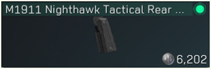 Delta Force Best M1911 Attachment: M1911 Nighthawk Tactical Rear Grip - zilliongamer