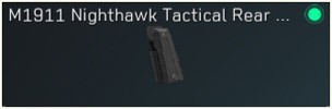 Delta Force Best M1911 Attachment: M1911 Nighthawk Tactical Rear Grip - zilliongamer