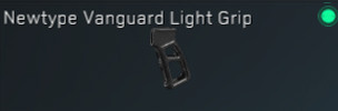 Best QCQ171 Attachment: Newtype Vanguard Light Grip - zilliongamer