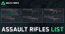 Delta Force Assault Rifles List