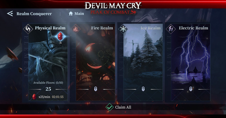 Realm Conquerer Events | Devil May Cry: Peak of Combat