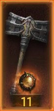 Diablo Immortal Barbarian Weapon: Stone Fall - zilliongamer