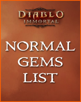 Normal Gems List