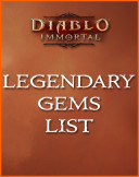Legendary Gems List