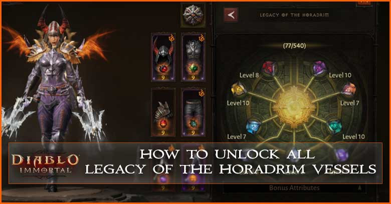 How to Unlock All 9 Legacy of the Horadrim Vessels
