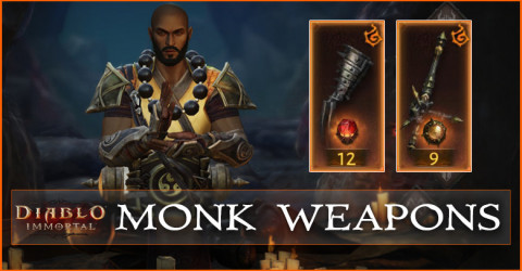 Monk Weapons List - All Legendary Main Hand & Off Hand