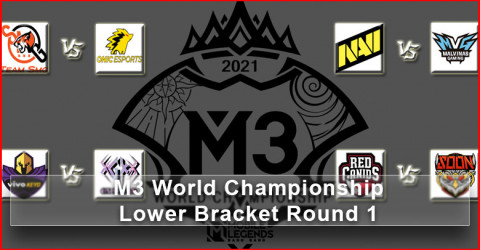M3 World Championship | Playoff Lower Bracket Round 1 Results
