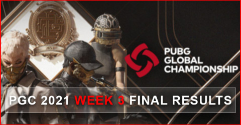 PGC 2021 Weekly Final: Week 3 Teams & Results