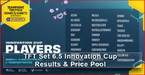 TFT Set 6.5 Innovation Cup Results & Price Pool