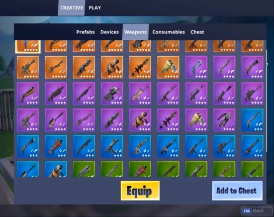 fortnite creative weapons leakd fortnite zilliongamer 3 consumables - fortnite creative consumables