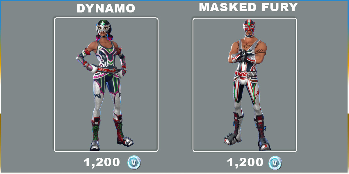 Dynamo & Masked Fury Fortnite Skin - zilliongamer