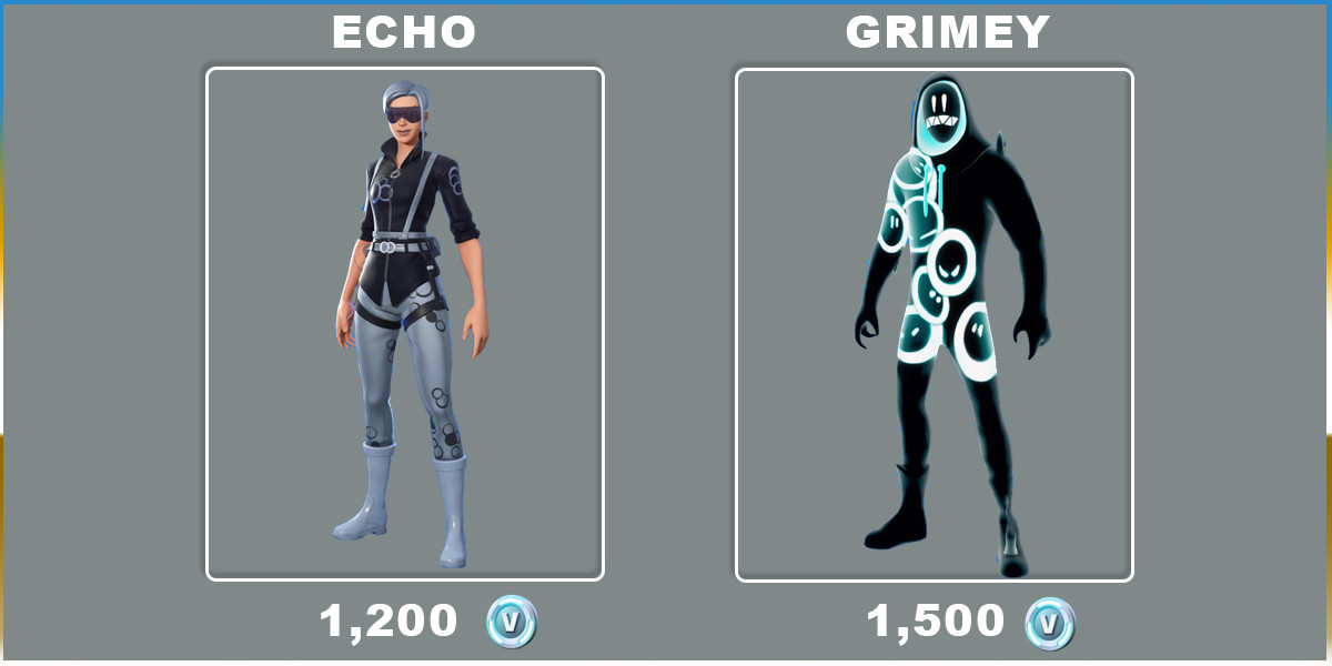 Echo & Grimey Fortnite Skins - zilliongamer