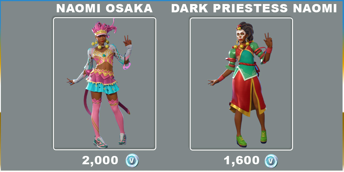 Naomi Osaka Outfit Skins | Fortnite - zilliongamer