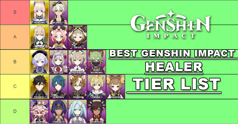 Best Genshin Healer Tier List (2024)