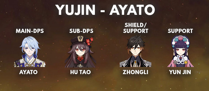 Ayato and Yun Jin Best Team Comp | Genshin Impact - zilliongamer