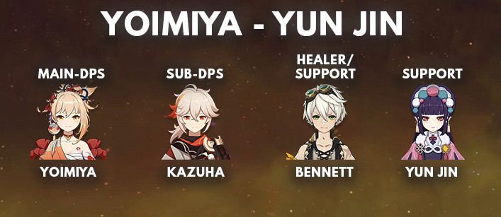 Yoimiya and Yun Jin Best Team Comp | Genshin Impact - zilliongamer