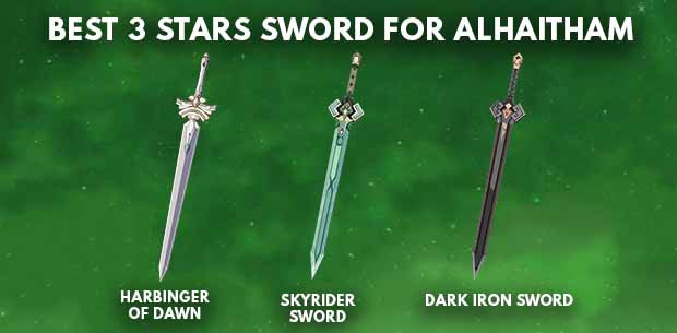 Genshin Impact Alhaitham Best 3 Stars Sword - zilliongamer