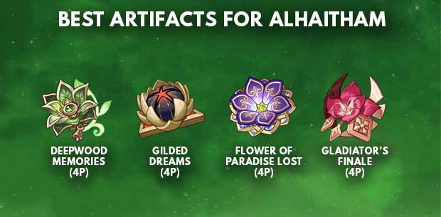 Genshin Impact Best Alhaitham Build: Artifacts, Weapons & Team -  zilliongamer