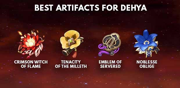 Genshin Impact Dehya Best Artifacts - zilliongamer