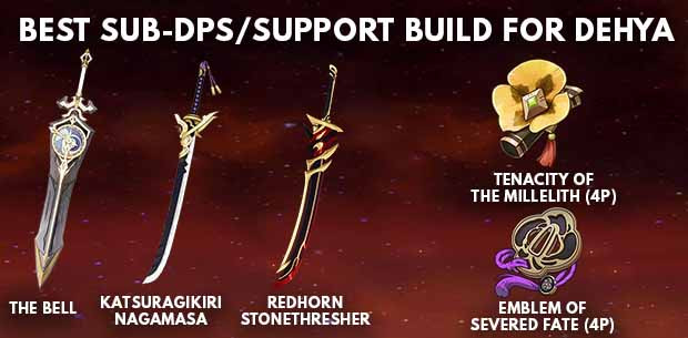 Genshin Impact Dehya Best Sub-DPS Build - zilliongamer