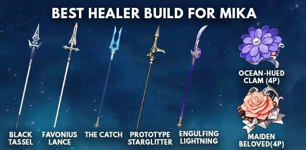 Genshin Impact Mika Best Healer Build - zilliongamer