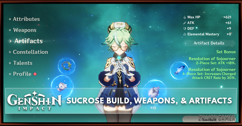 Sucrose Build, Weapons, & Artifacts