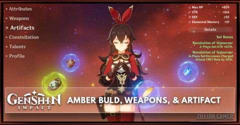 Amber Build, Weapons, & Artifacts