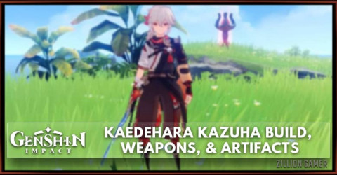 Kaedehara Kazuha Build, Weapons, & Artifacts