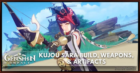 Genshin Impact Kujou Sara Build, Weapons, & Artifacts