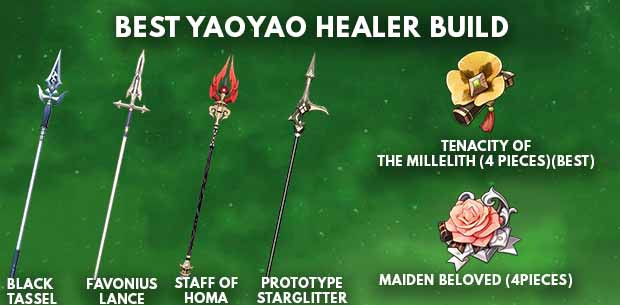 Genshin Impact Yaoyao Best Healer Build - zilliongamer