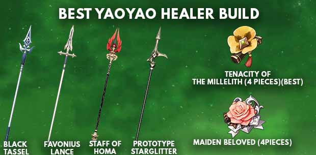 Genshin Impact Yaoyao Best Weapons And Artifacts Guide Rezfoods