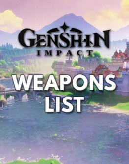Weapons List