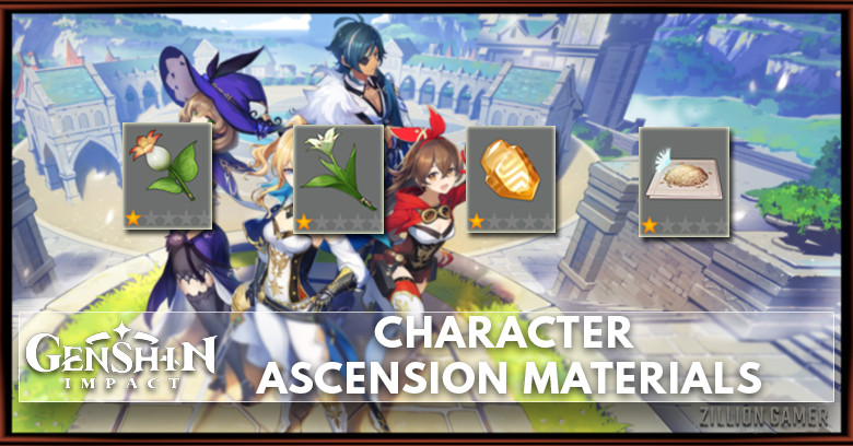 Genshin Impact Character Ascension Materials
