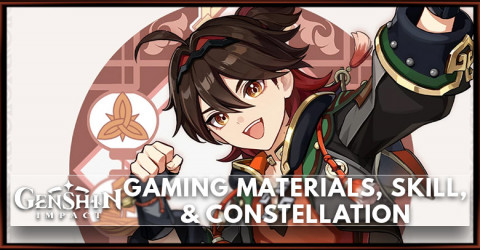Gaming Materials, Skills, & Constellation