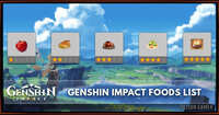Genshin Impact Foods List - zilliongamer