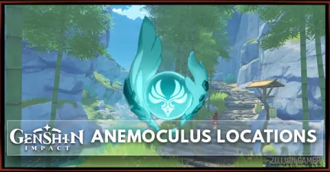 Genshin Impact Anemoculus Locations Map Guide