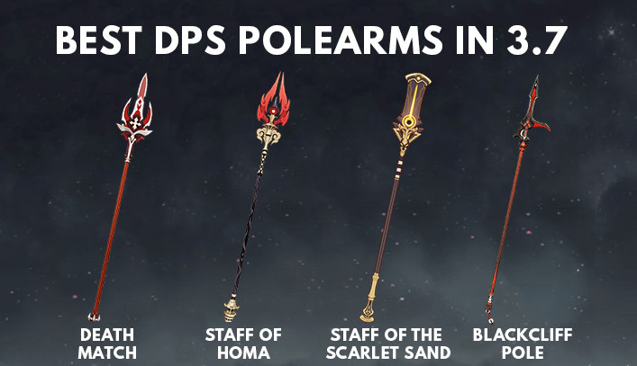 Genshin Impact Best DPS Polearms In 3.7 - zilliongamer